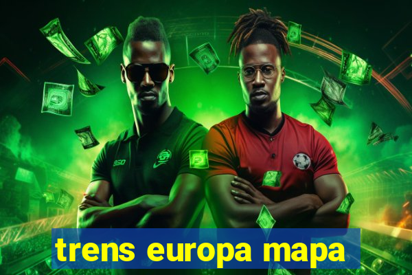 trens europa mapa